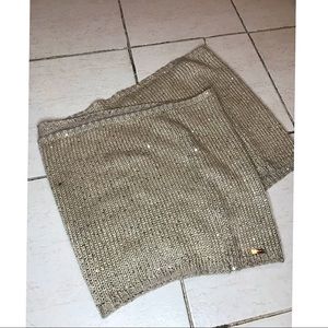 Beautiful gold Calvin Klein infinity scarf